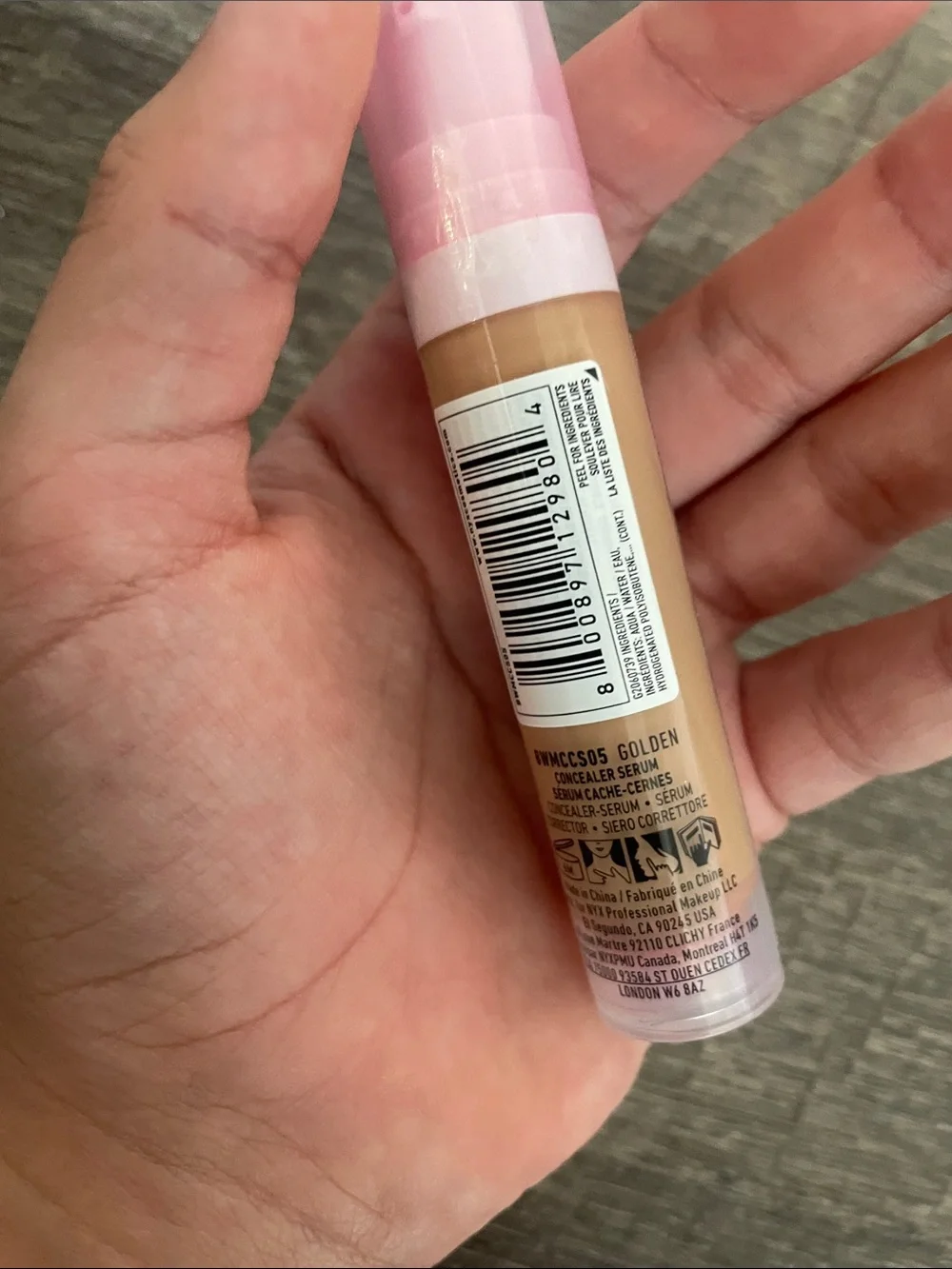 NYX Professional Makeup Bare With Me Concealer Serum Golden NEW SEALED